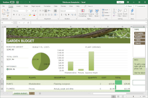 Microsoft Excel 2019中.xlsx文件的屏幕快照