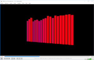 VideoLAN VLC媒体播放器3中的.amr文件的屏幕截图