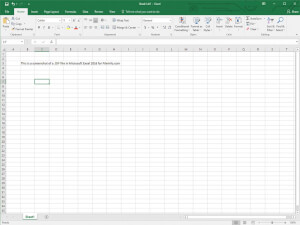 Microsoft Excel 2016中.dif文件的屏幕快照
