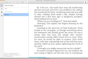 Kindle for Mac 1.2中.kfx文件的屏幕截图