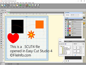Easy Cut Studio 4中的.scut4文件的屏幕截图