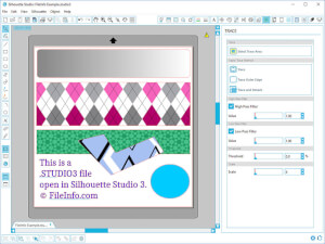 Silhouette Studio 3中的.studio3文件的屏幕截图