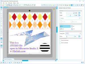 Silhouette Studio 3中.studio文件的屏幕截图