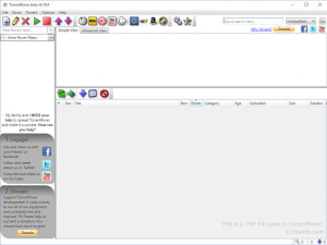 TorrentRover中的.trf文件的屏幕截图