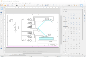 LibreOffice Draw 6.2中.vsd文件的屏幕截图