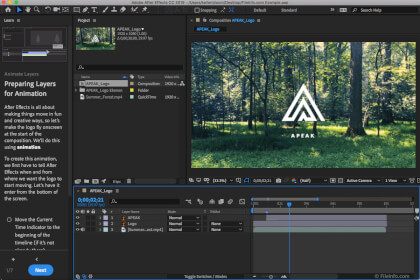 Adobe After Effects CC 2019的屏幕截图
