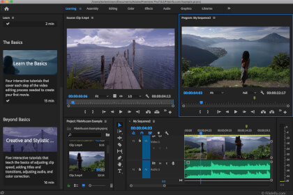 Adobe Premiere Pro CC 2019的屏幕截图