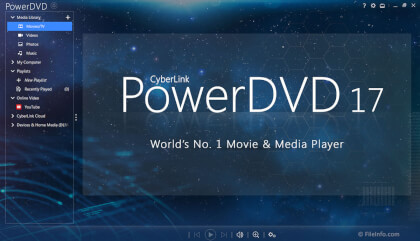 讯连科技PowerDVD 17的屏幕截图
